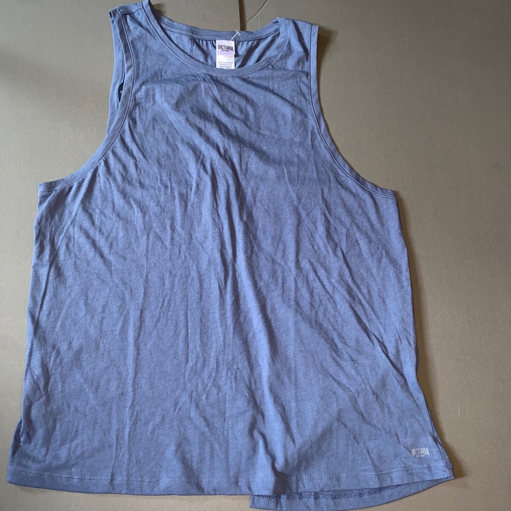 Victoria’s secret Sport Open Gray Blue Tank Top